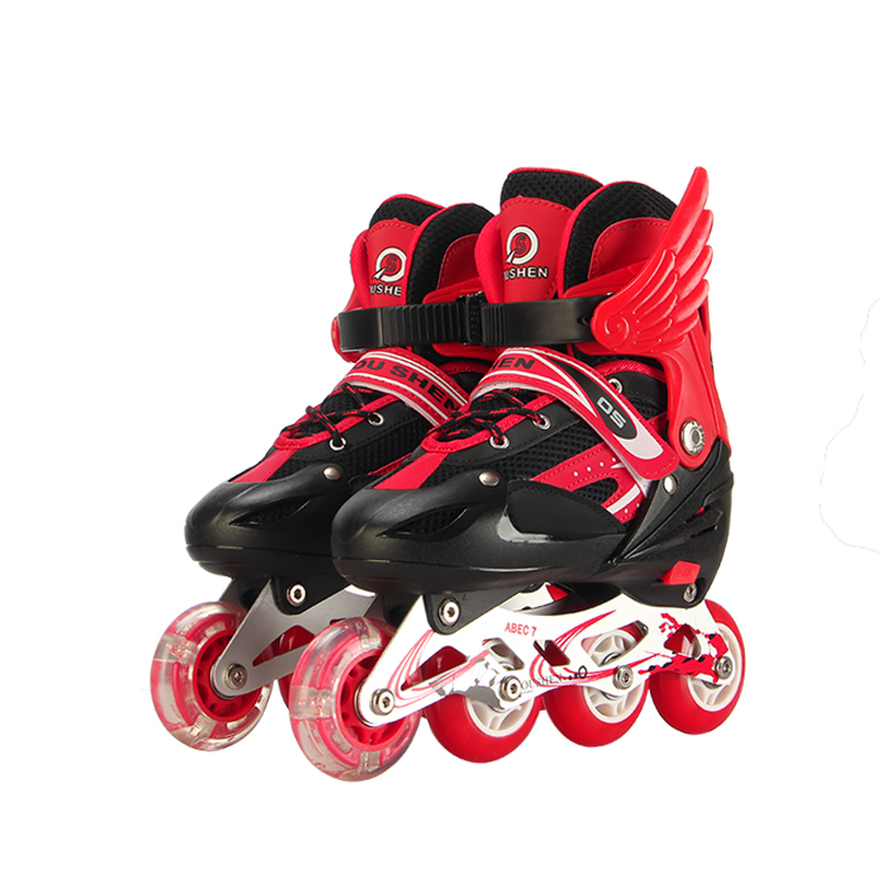 Red one-shoes, no protection